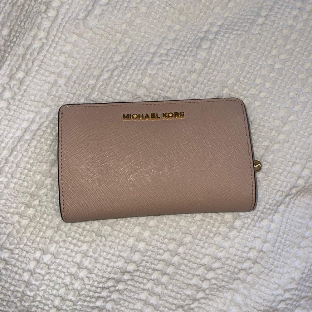 Michael Kors Pink Leather Wallet